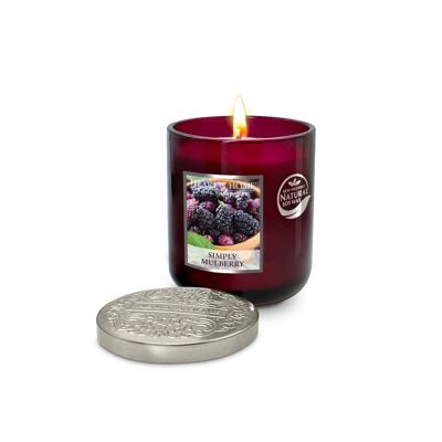 Duftkerze Wilde Brombeere - Kleines Format - HEART & HOME