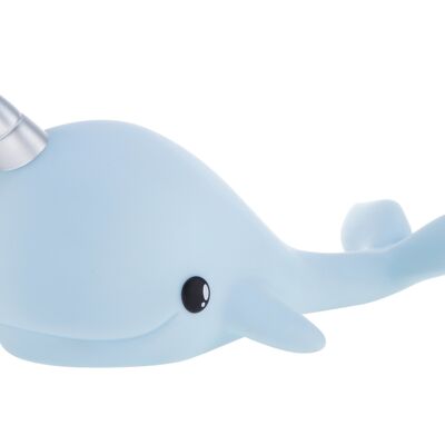 Moby the narwhal children's LED night light (batteries) - DHINK