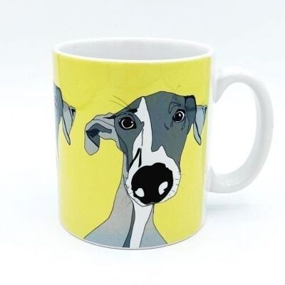 MUGS, STEVEN THE WHIPPET BY CASEY ROGERS