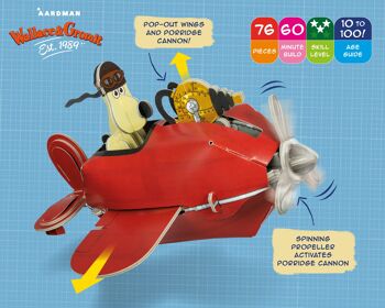 Construisez votre propre avion Sidecar Wallace & Gromit 3