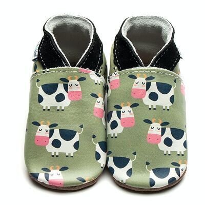 Leather Baby Shoes - Moo