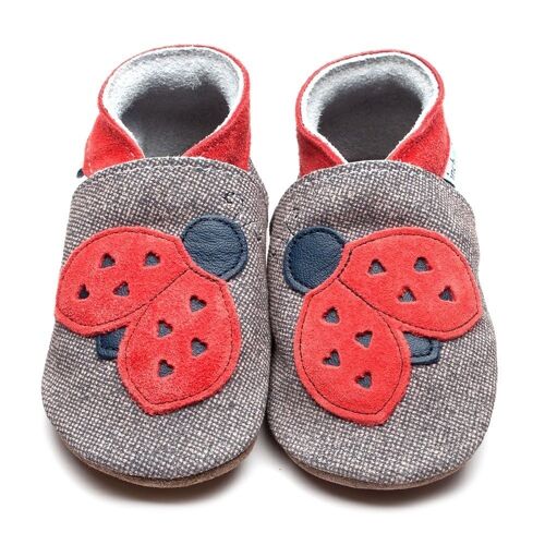 Children's Leather Shoes - Ladybird Denim