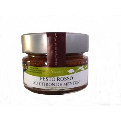 PESTO ROSSO CITRON MENTON 100g