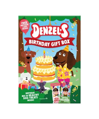 Boîte-cadeau d'anniversaire pour chiens (caisse de 8) 1