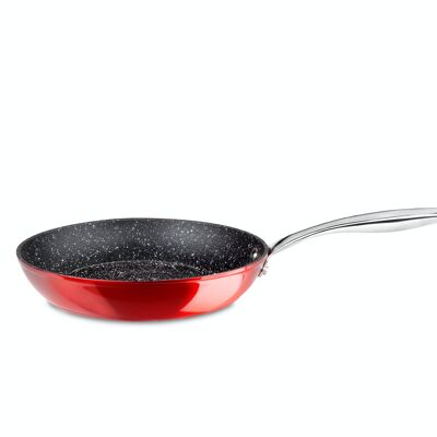 Frying pan 24 cm "Red" in forged aluminum