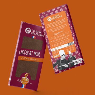 TABLETTE CHOCOLAT NOIR & MIEL 80 g - NOUVEAUTÉ
