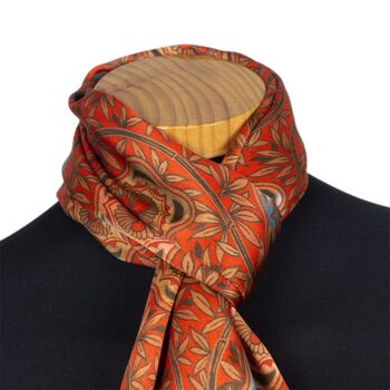 Foulard en satin de soie souci 6