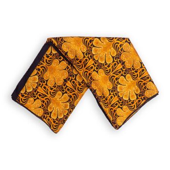 Foulard Reims en satin de soie 1