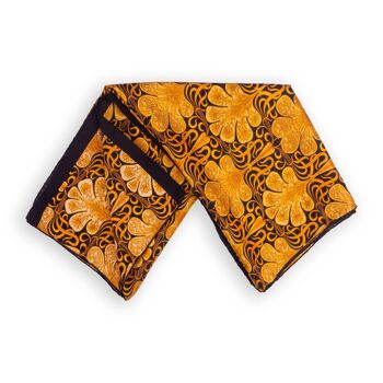 Foulard Reims en satin de soie 2