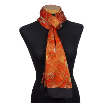 Foulard Kabuki en satin de soie 3