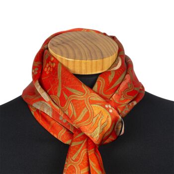 Foulard Kabuki en satin de soie 4