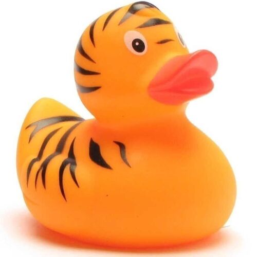 Badeente - Tiger Gummiente