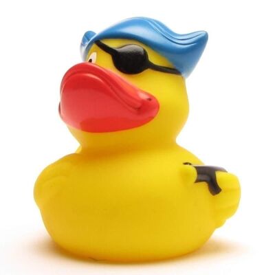 Rubber duck - pirate with blue hat and eye patch rubber duck