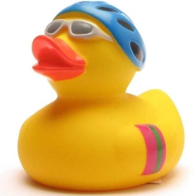 Badeente - Biker Gummiente