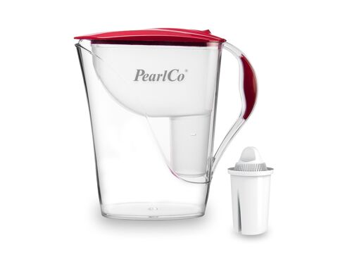 PearlCo Wasserfilter Fashion classic (rot) inkl. 1 Filterkartusche