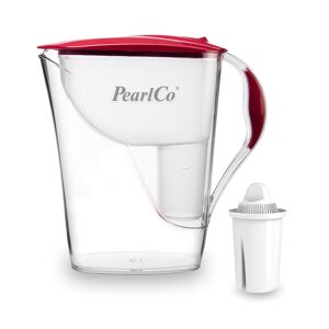 Filtre à eau PearlCo Fashion classic (rouge) avec 1 cartouche filtrante
