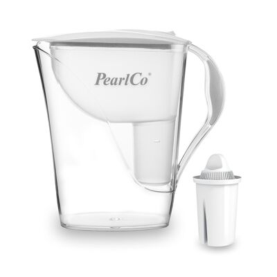 PearlCo water filter Fashion classic (white) incl. 1 filter cartridge