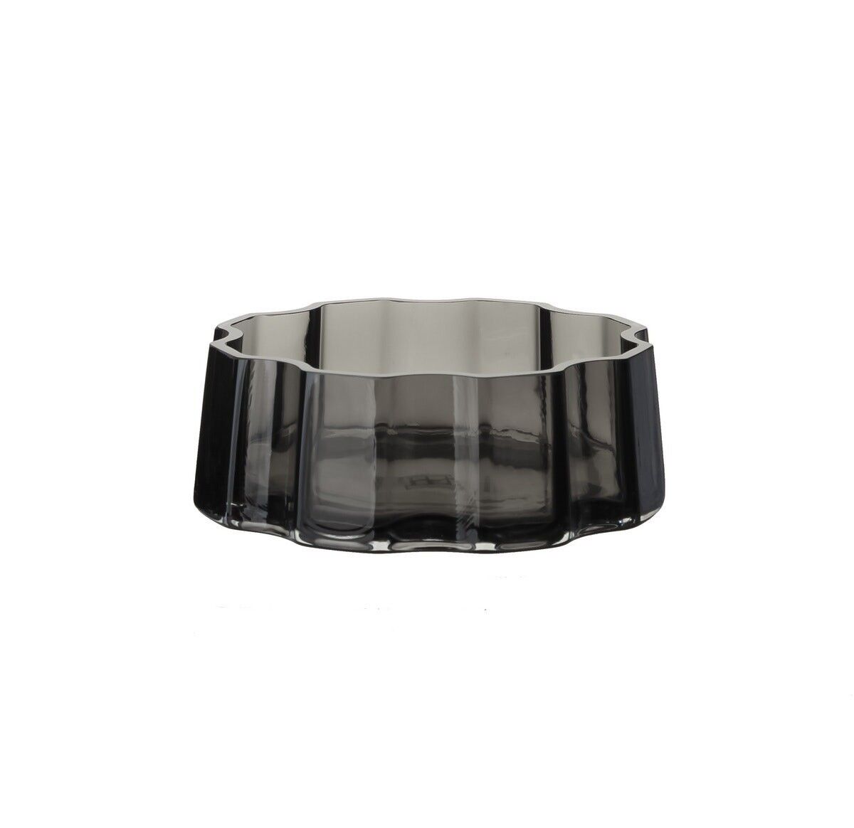 Modern-Classic Ciotola o recipiente grande di lusso, design elegante, LENOX 05 Grigio