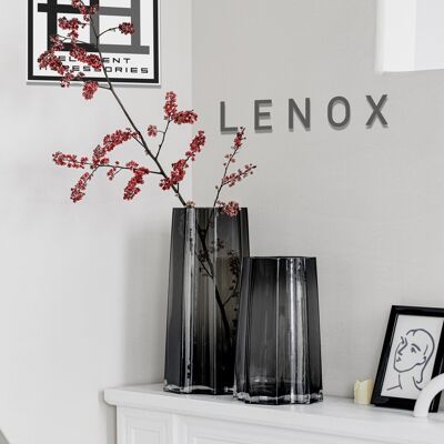Vase de luxe moderne-classique, design élégant, LENOX 30 Gris