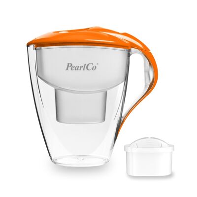 Filtre à eau PearlCo Astra unimax (orange) avec 1 cartouche filtrante