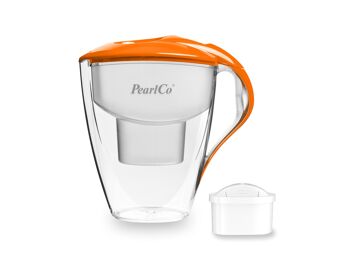 Filtre à eau PearlCo Astra unimax (orange) avec 1 cartouche filtrante 1