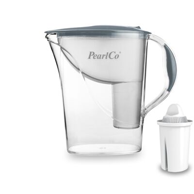 Filtre à eau PearlCo standard classique (gris) avec 1 cartouche filtrante