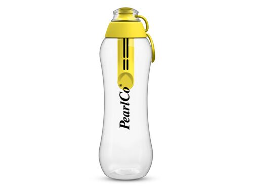 Trinkflasche mit Filter gelb 0,5 Liter