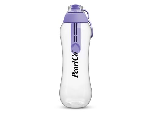 Trinkflasche mit Filter lila 0,5 Liter