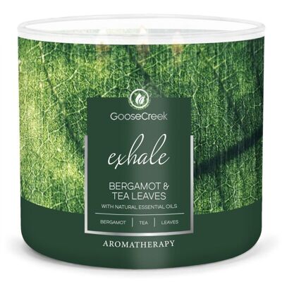 Goose Creek Candle® al bergamotto e foglie di tè 411 grammi