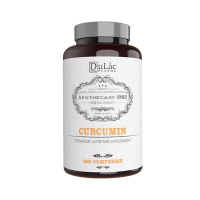 Suplemento antioxidante de cúrcuma - 180 tabletas