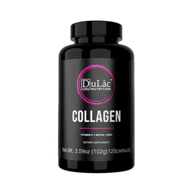 Suplemento de Colágeno + Ácido Hialurónico - 120 Cápsulas