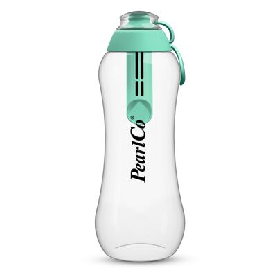 Drinking bottle with filter mint 0.7 liters