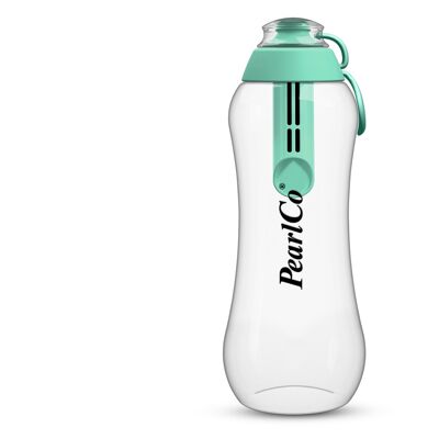 Drinking bottle with filter mint 0.7 liters