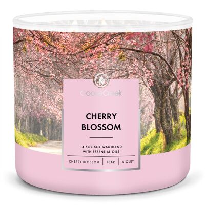 Vela grande de 3 mechas Cherry Blossom Goose Creek Candle®