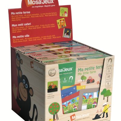 Pack - Magnetic games display - Mosa'Jeux