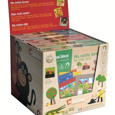 Pack - Magnetic games display - Mosa'Jeux