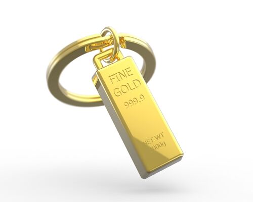 Porte-clés Lingot d'or - METALMORPHOSE