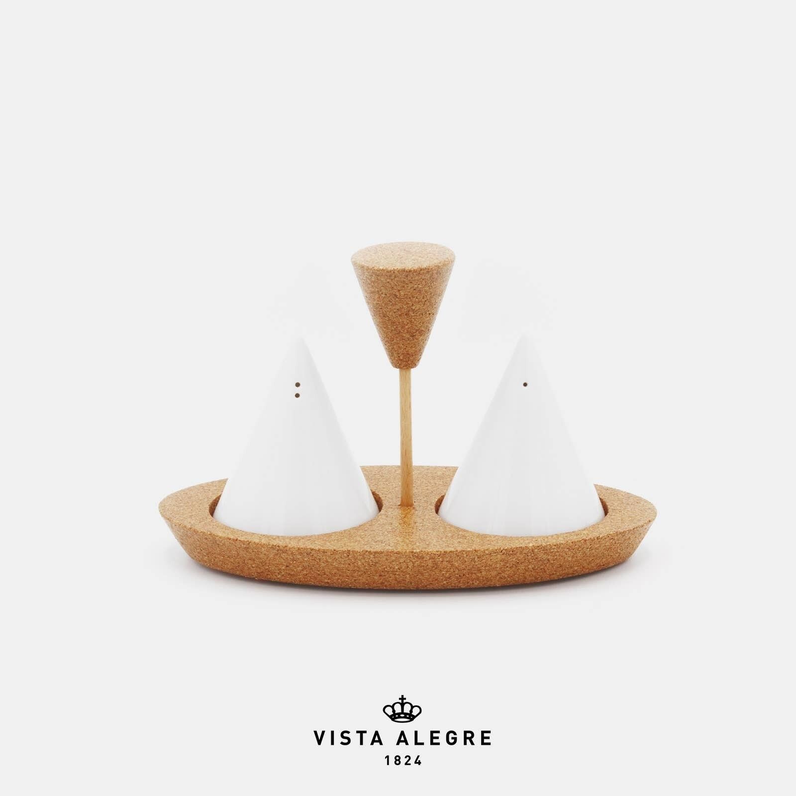 Saleiro e pimenteiro – porcelana Vista Alegre