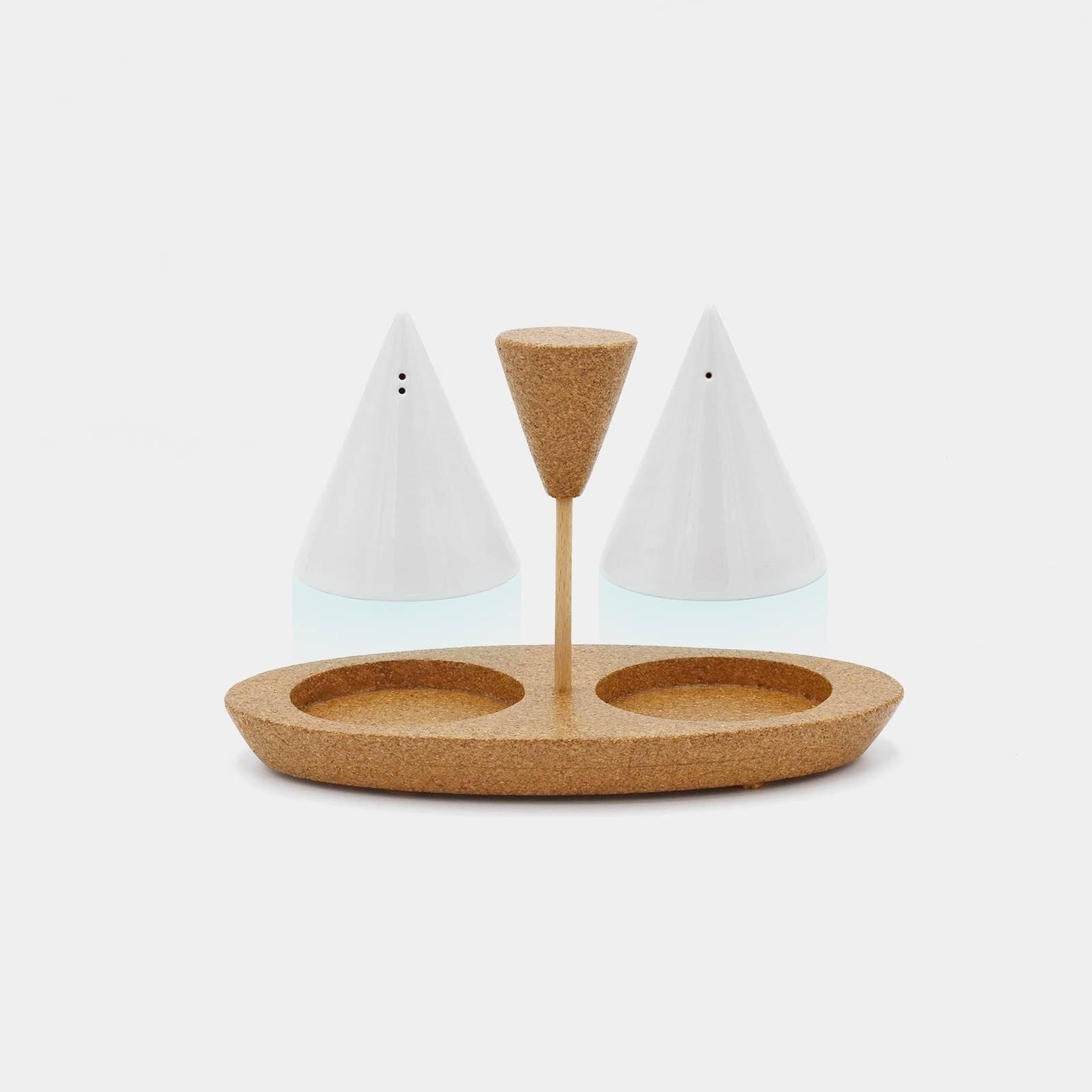 Saleiro e pimenteiro – porcelana Vista Alegre