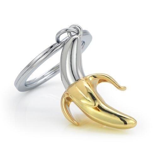 Bananen-Schlüsselanhänger - METALMORPHOSE