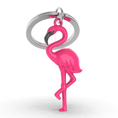 Flamingo keyring - METALMORPHOSE