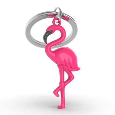 Porte-clés Flamant rose - METALMORPHOSE