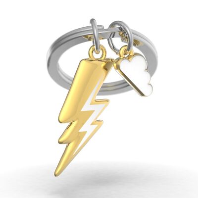 Keychain Lightning & its cloud - METALMORPHOSE