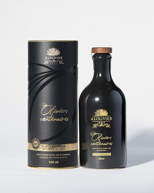 Coffret Prestige huile d'olive vierge extra - Oliviers centenaires - 500ml