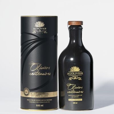 Coffret Prestige huile d'olive vierge extra - Oliviers centenaires - 500ml