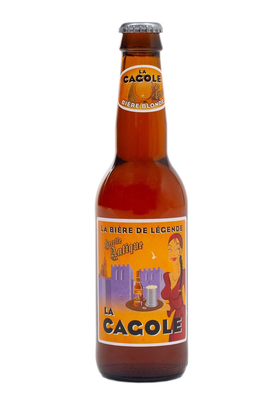 CERVEZA LA CAGOLE LEYENDA RUBIA 33cl