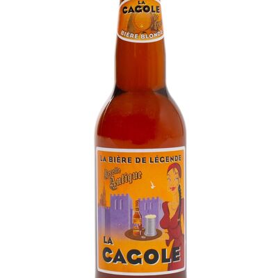 CERVEZA LA CAGOLE LEYENDA RUBIA 33cl