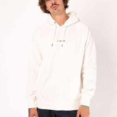 Aperitivo | Embroidered organic cotton men's hoodie