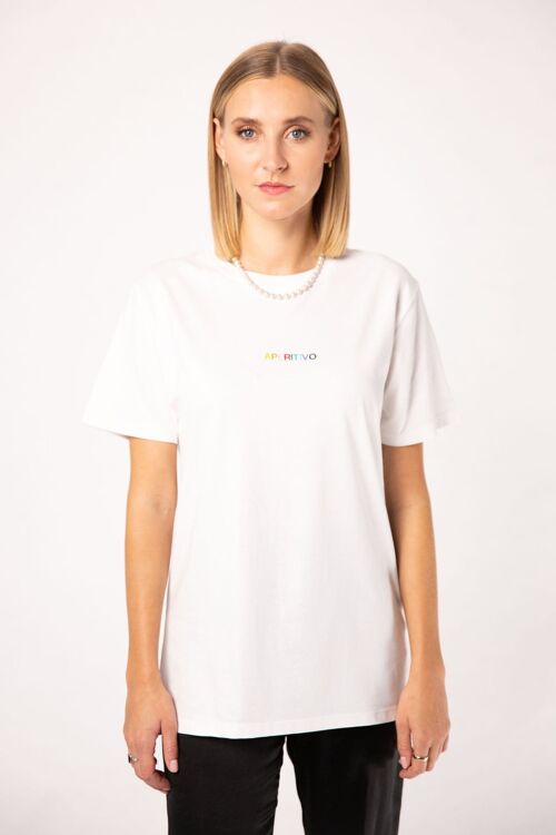 Aperitivo | Besticktes Frauen Oversized Bio Baumwoll T-Shirt