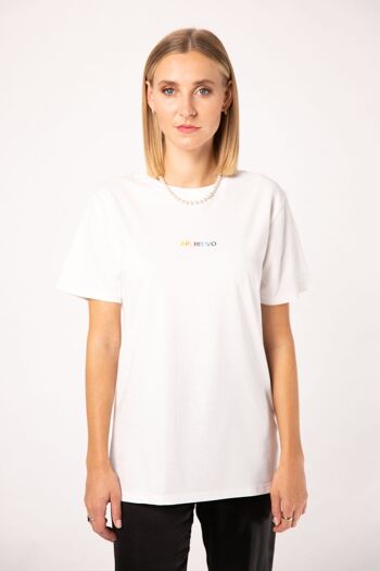 Apéritif | T-shirt femme oversize en coton bio brodé 1